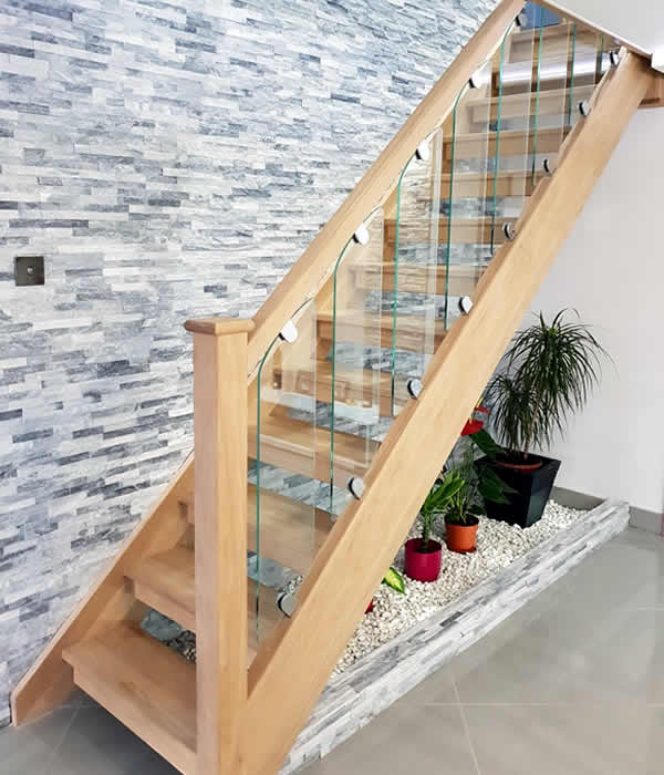 glass staircases Westhoughton