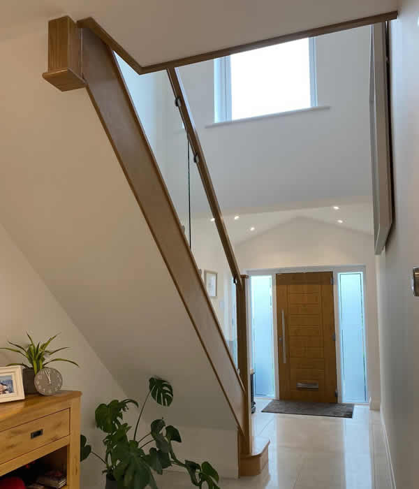 oak staircase designs north west